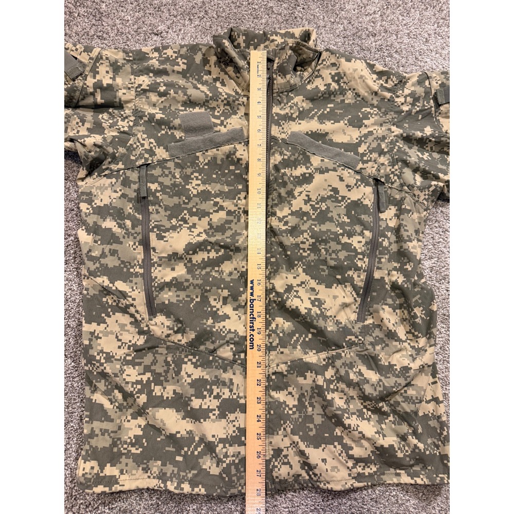 US Army Jacket Mens Medium Long Camo Gen III L4 Wind Cold Weather Digital ACU - Picture 6 of 8